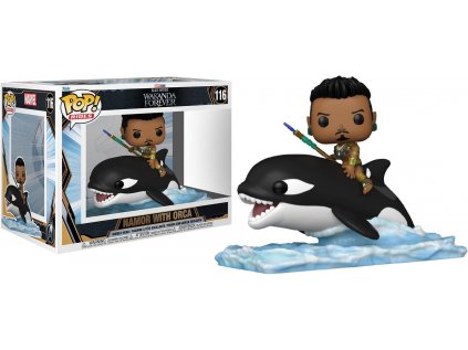 Funko POP! 116 Rides: Black Panther Wakanda Forever - Namor with Orca