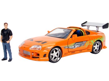 Fast & Furious - 1995 Toyota Supra & Brian 1:24