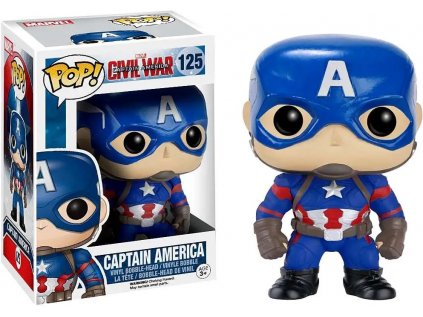 Funko POP! 125 Marvel: Captain America Civil War - Captain America