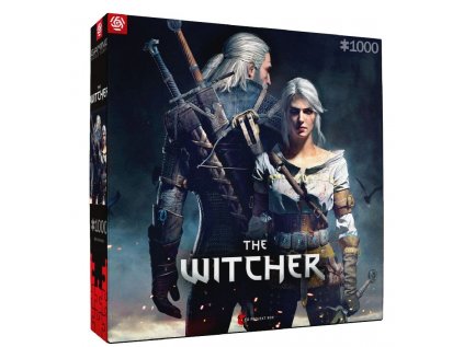 Puzzle The Witcher: Geralt and Ciri 1000 dílků