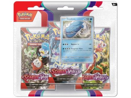 Pokémon TCG: Scarlet & Violet 3-Pack Blister - Dondozo