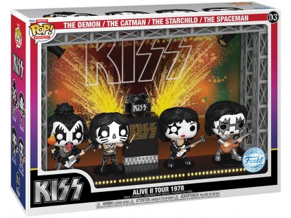 Funko POP! 03 Moments Deluxe: Kiss - Kiss - Alive II Tour 1978
