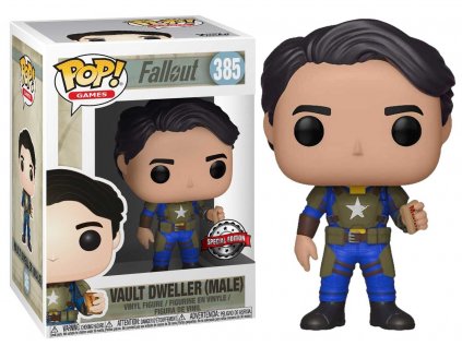 Funko POP! 385 Games: Fallout - Vault Dweller Male Special Edition