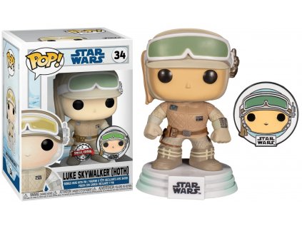 Funko POP! 34 Star Wars: Luke Skywalker With Pin Special Edition