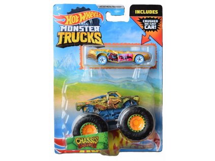 Hot Wheels Monster Trucks 1:64 s Angličákem - Chassis Snapper