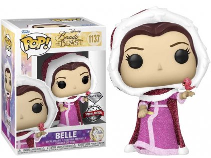 Funko POP! 1137 Disney: Beauty and the Beast - Winter Belle Special Diamond Collection