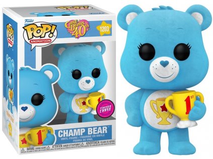 Funko POP! 1203 Animation: Care Bears 40th - Champ Bear LImited Chase Edition