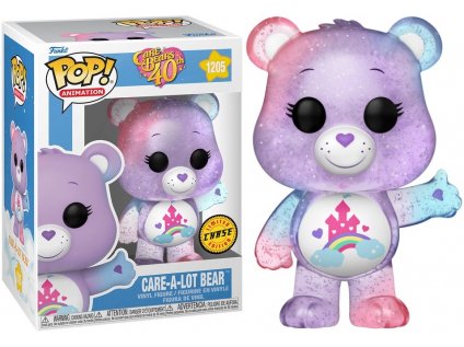 Funko POP! 1205 Animation: Care Bears 40th - Care-A-Lot Bear Limited Chase Edition