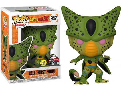 Funko POP! 947 Animation: Dragon Ball Z - Cell (First Form) GITD Special edition