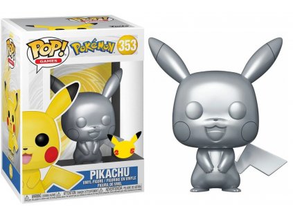 Funko POP! 353 Games: Pokémon - Pikachu Silver Edition