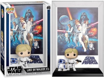 Funko POP! 02 Movie Posters: Star Wars Episode IV: A New Hope - Luke Skywalker With R2-D2