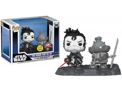 Funko POP! 502 Deluxe: Star Wars - Visions - Ronin and B5-56 GITD Special Edition