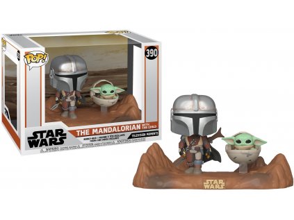 Funko POP! 390 TV Moments Star Wars: The Mandalorian - The Mandalorian with the Child