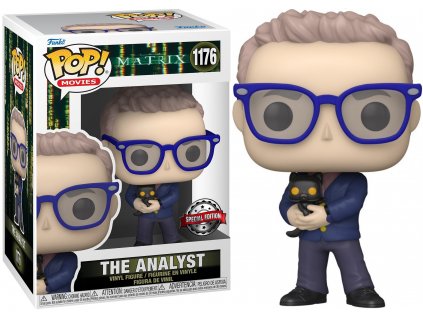Funko POP! 1176 Movies: The Matrix Resurrections - The Analyst Special Edition