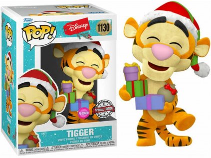 Funko POP! 1130 Disney: Holiday - Tigger Flocked Special Edition