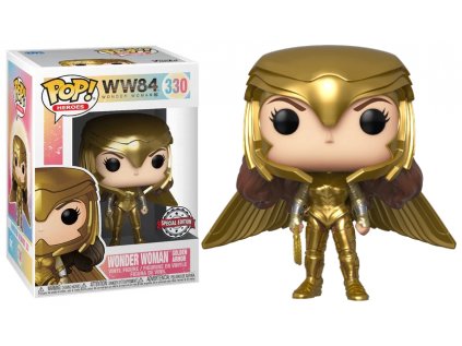 Funko POP! 330 Heroes: Wonder Woman 1984 - Wonder Woman Golden Armor Special Edition