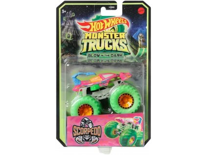 Hot Wheels Monster Trucks Glow in the Dark - Scorpedo