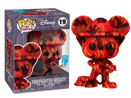 Funko POP! 19 Art Series: Disney - Firefighter Mickey