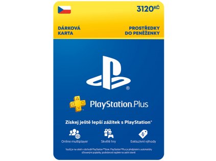 PlayStation Plus Premium - Kredit 3120 Kč (12M členství) - CZ