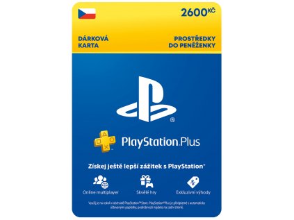 PlayStation Plus Extra - Kredit 2600 Kč (12M členství) - CZ