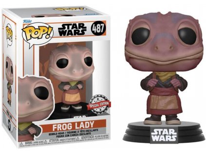 Funko POP! 487 Star Wars: The Mandalorian - Frog Lady Special Edition