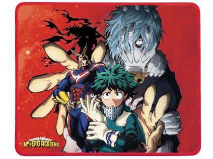 My Hero Academia červená - podložka pod myš