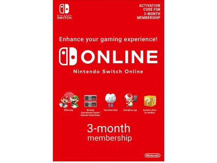 Nintendo Switch Online Membership (Individual) - Digital (3M členství)