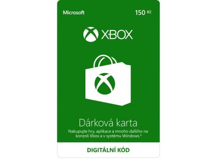 Microsoft Xbox Live - Dárková karta 150 Kč Digital - CZ