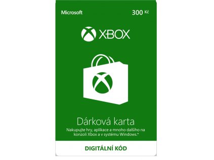Xbox Live - Dárková karta 300 Kč Digital - CZ