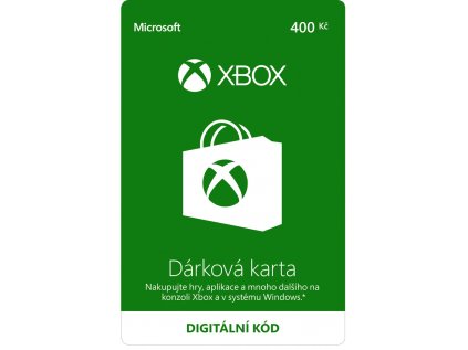 Xbox Live - Dárková karta 400 Kč Digital - CZ