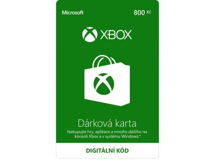 Xbox Live - Dárková karta 800 Kč Digital - CZ