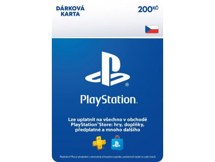 PlayStation Store dárková karta 200 Kč Digital - CZ