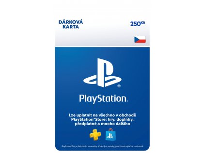 PlayStation peněženka kredit 250 Kč - CZ