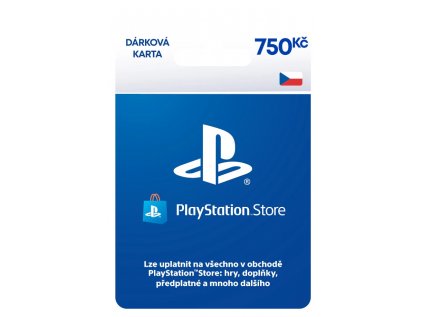 PlayStation Store dárková karta 750 Kč Digital - CZ