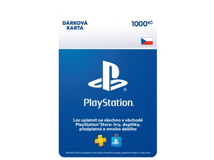 PlayStation Store dárková karta 1000 Kč Digital - CZ