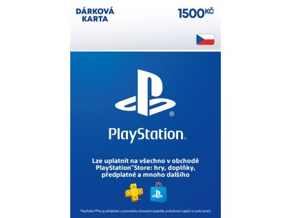 PlayStation Store dárková karta 1500 Kč Digital - CZ
