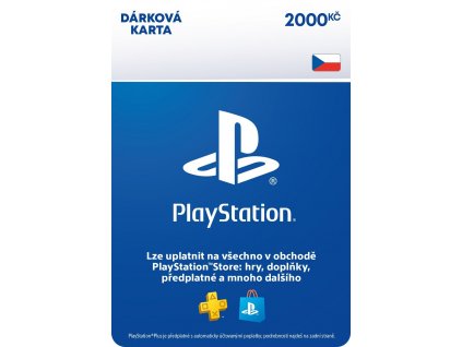 PlayStation Store dárková karta 2000 Kč Digital - CZ