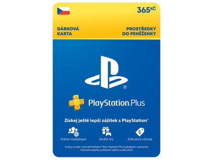 PlayStation Plus Extra - Kredit 365 Kč (1M členství) - CZ