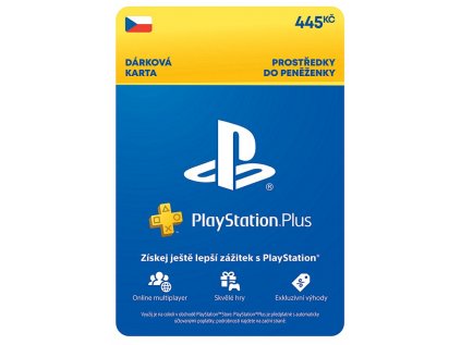 PlayStation Plus Premium - Kredit 445 Kč (1M členství) - CZ