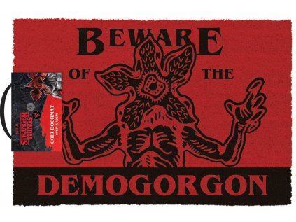 Rohožka Stranger Things - Beware of the Demogorgon