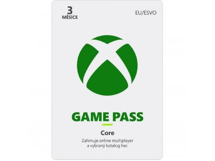 Xbox Game Pass Core předplatné na 3 měsíce