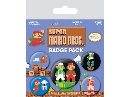 Sada placek Nintendo - Super Mario Bros