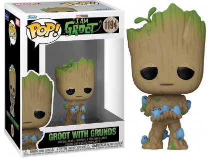 Funko POP! 1194 Marvel: I Am Groot - Groot with Grunds