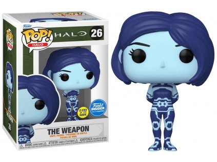 Funko POP! 26 Games: Halo - The Weapon GITD