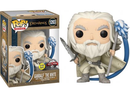 Funko POP! 1203 Movies: The Lord of the Rings - Gandalf the White GITD Special Edition