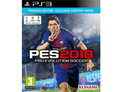 PS3 Pro Evolution Soccer 2018