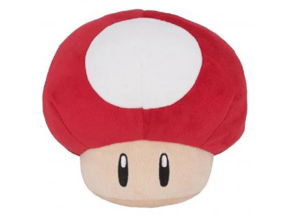 Plyšák Super Mario - Super Mushroom 16 cm