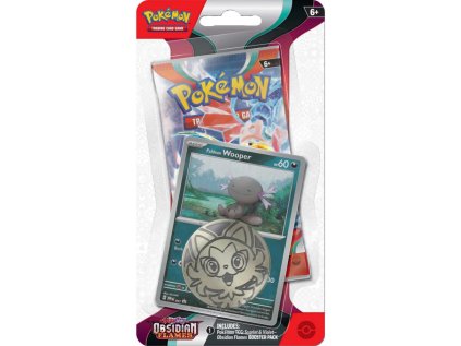 Pokémon TCG: Scarlet & Violet Obsidian Flames - Checklane Blister Paldean Wooper