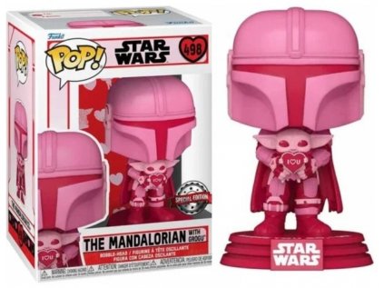 Funko POP! 498 Star Wars: The Mandalorian with Grogu Special Edition