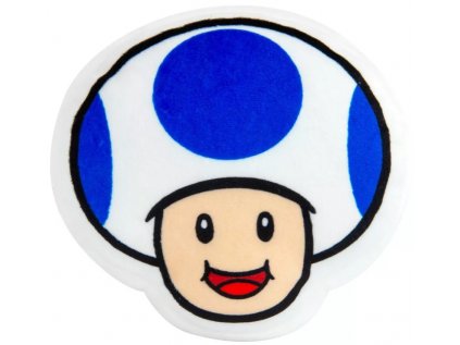 Plyšák Super Mario -  Blue Toad 15 cm